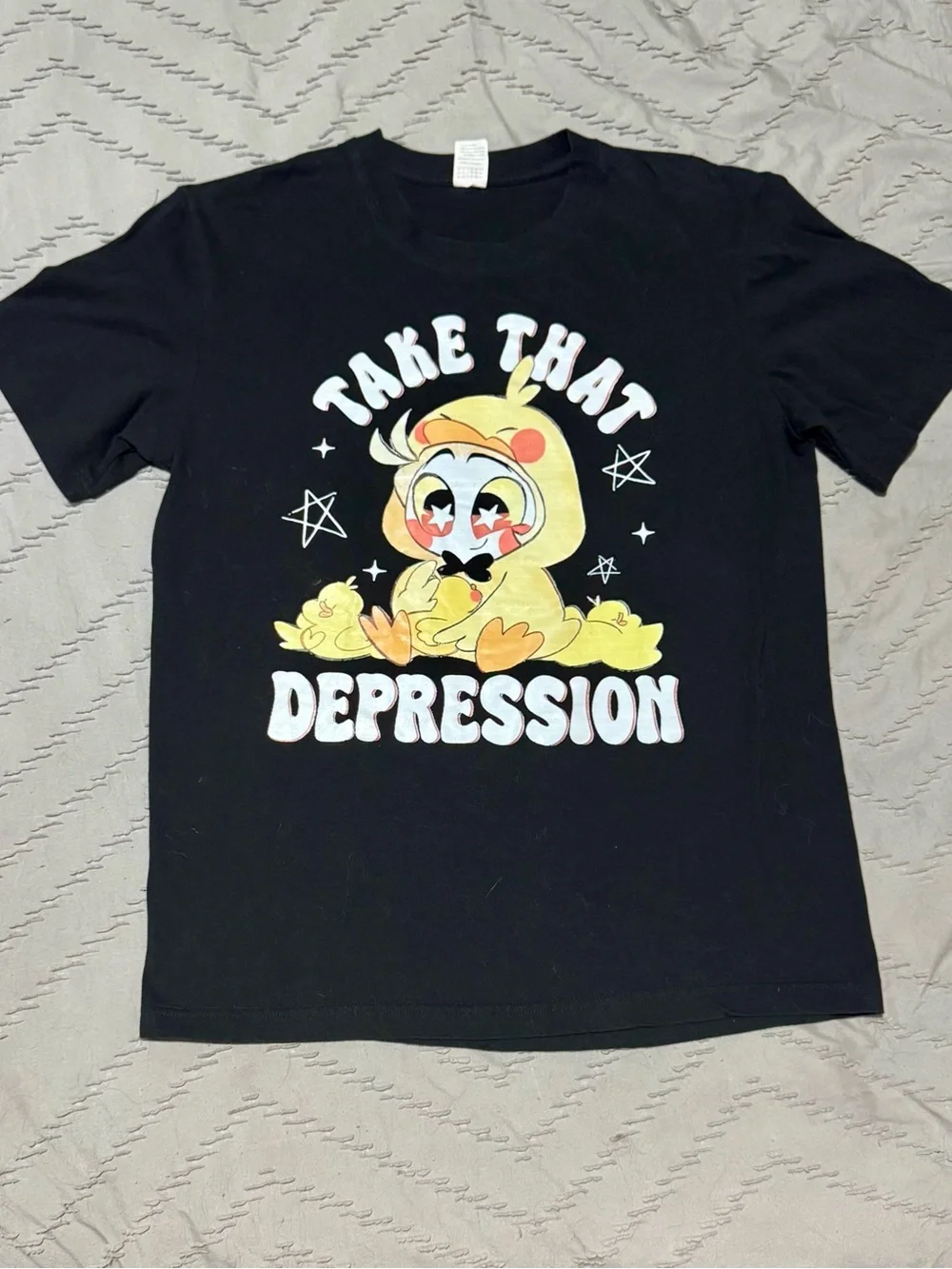 Take That Depression Graphic Tee - Black